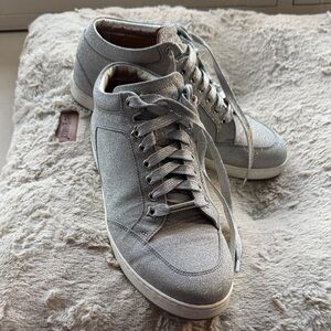 Women’s Jimmy Choo Silver Sneakers